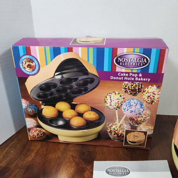 Nostalgia Electrics Cake Pop Bakery Kit Donut Hole Maker - Picture 6 of 7